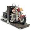 'Rev Up' Biker Bookends