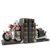 'Rev Up' Biker Bookends