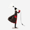 Chris M Windswept Umbrella Lady Lamp