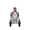 Dog Driving Retro Vintage Car Figurine