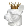French Bull Dog with Crown