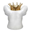 French Bull Dog with Crown