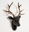 Black and Gold Deer Head