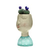 Face & Head Plant Pot  - Green