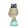 Face & Head Plant Pot  - Green