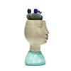 Face & Head Plant Pot  - Green