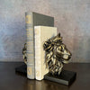 Majestic Lion Head Bookends