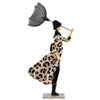 Machi Windswept Umbrella Lady Lamp