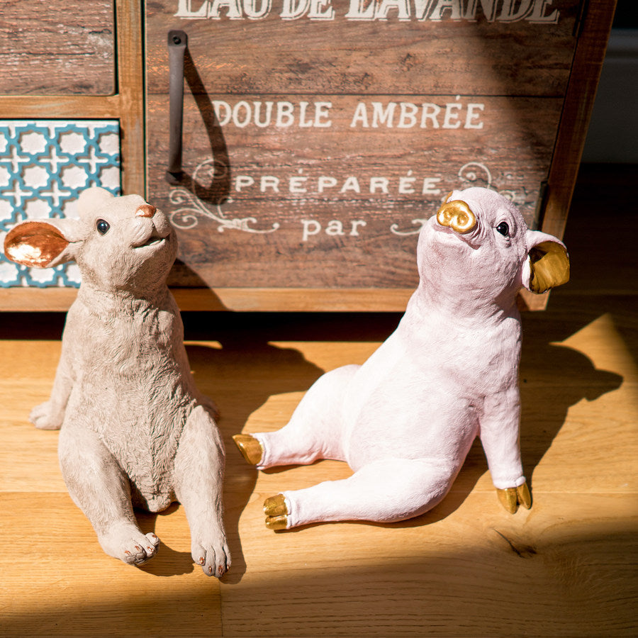 Posh Pets - Beige and Gold Rabbit