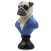 Dressed Pug Dog Bust