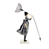 Saron Windswept Umbrella Lady lamp