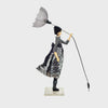 Saron Windswept Umbrella Lady lamp