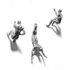 Silver Climbing Men Trio