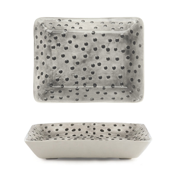 Hand Painted Trinket Dish Dimpled Spot