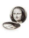 Black & White Mona Lisa Face Plate - Wink