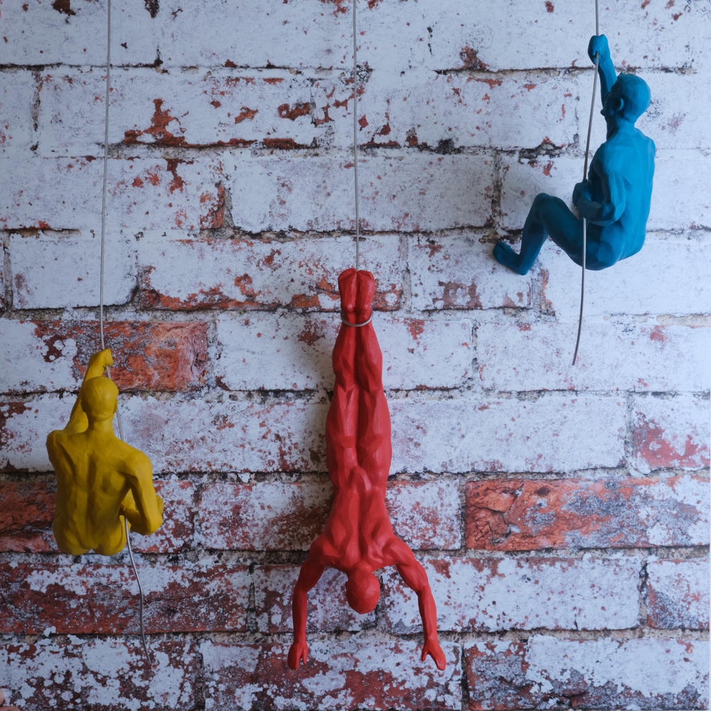 Coloured Climbing Men