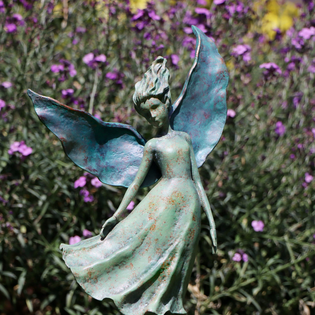 Fairy Figurine with Bronze Effect Finish
