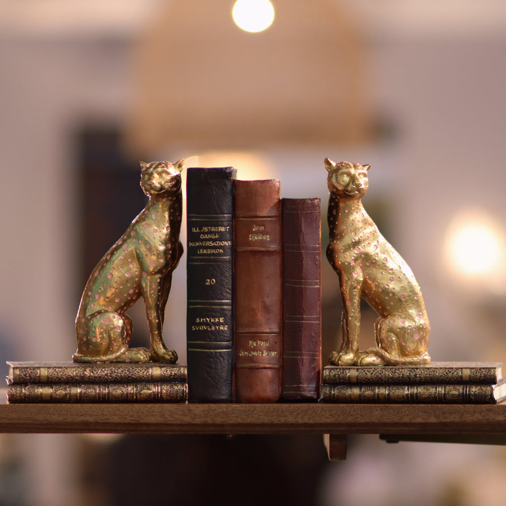 Cheetah Bookends