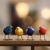 Set of Four of Small Birds