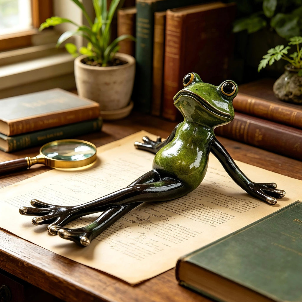 Leaning Mad Frog