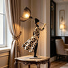 Machi Windswept Umbrella Lady Lamp
