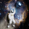 Astronaut with Balloon | Space Wall Art