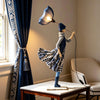 Umi Windswept Umbrella Lady Lamp