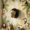 Origami Monkey Head  | Quirky Animal Wall Art