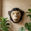 Origami Monkey Head  | Quirky Animal Wall Art