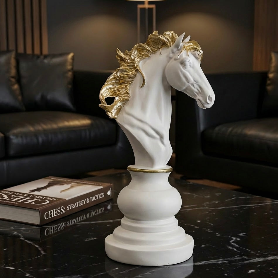 Noble Steed Knight Chess Piece - Large