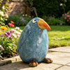 Blue Crazy Bird | Quirky Bird Ornament for Home and Garden