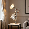 Aiva Windswept Umbrella Lady Lamp