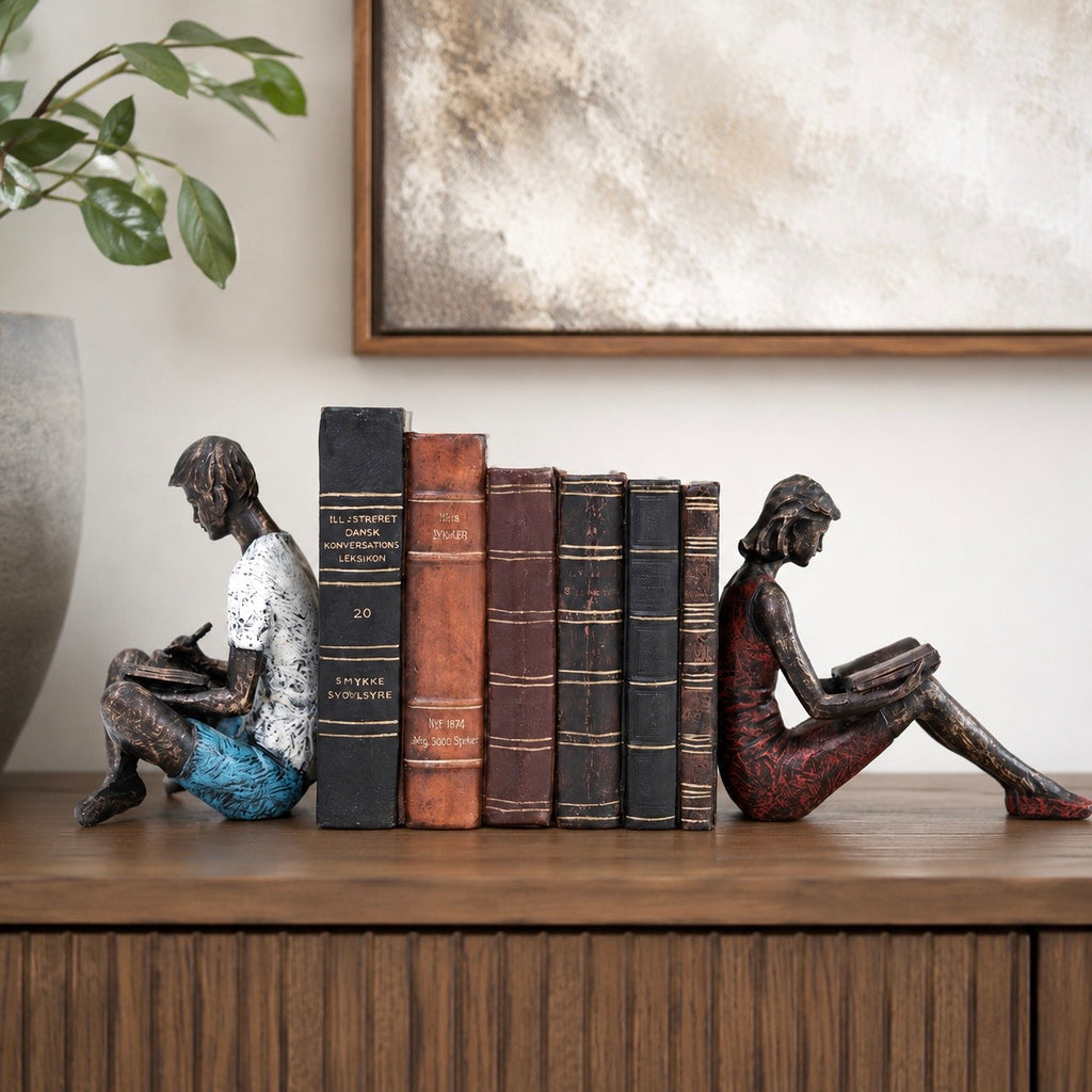 Young Couple Bookends