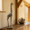 'Gerald' The Silver Giraffe Sculpture