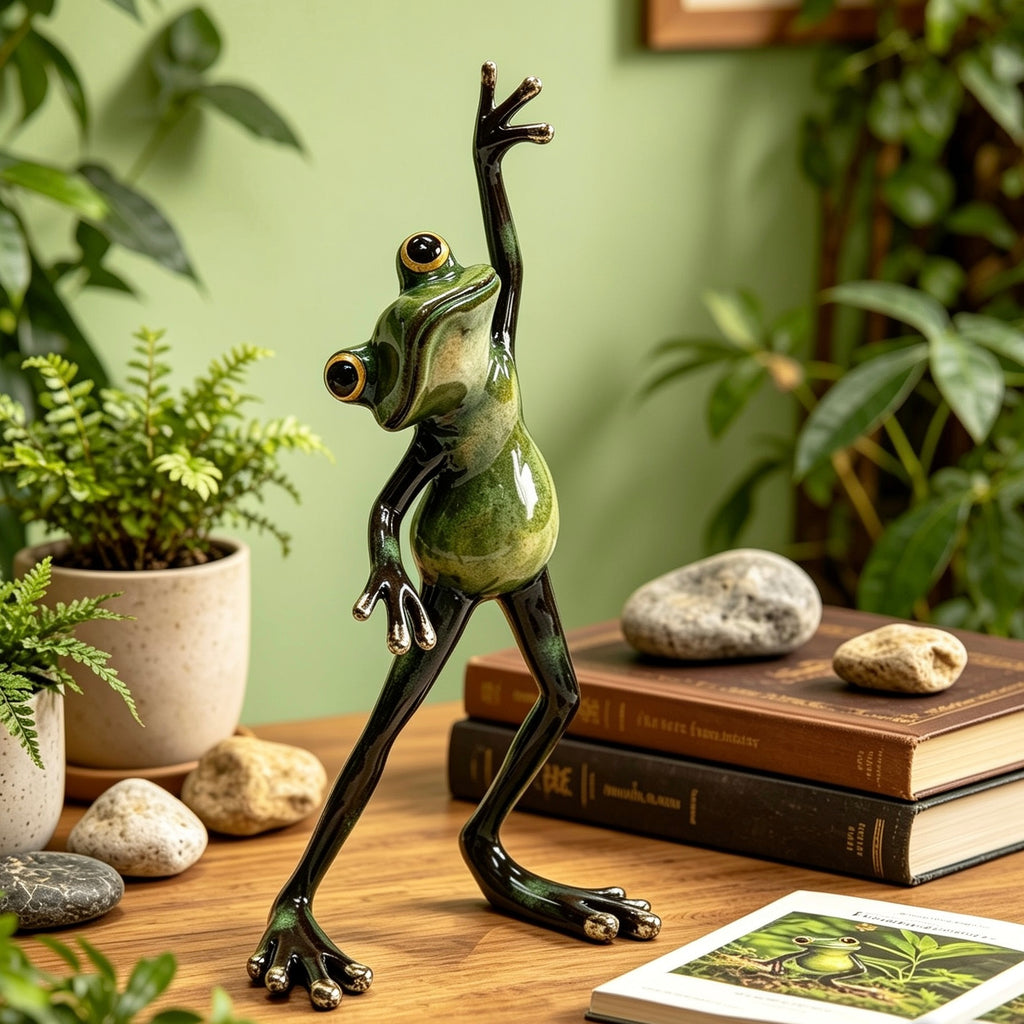 Standing Mad Frog
