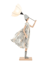 Aiva Windswept Umbrella Lady Lamp