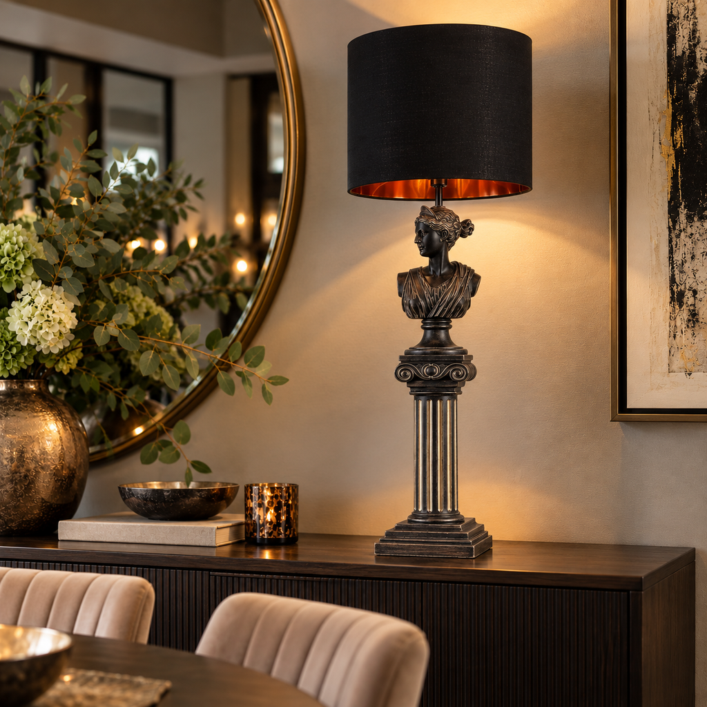 Athena Bust Lamp