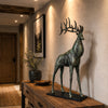 Large Decorative Metal Deer