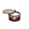 Round Wooden Candle - Ginger & Patchouli Fragrance
