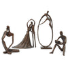 Solid Bronze Sculpture - Bride and Groom
