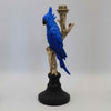Blue Cockatoo on Perch Candle Holder