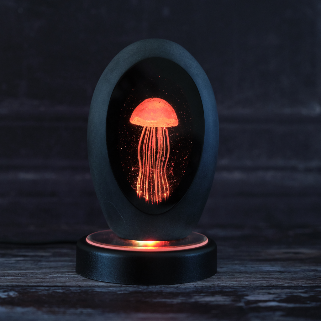 Colour Changing Jellyfish Paperweight