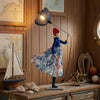 Koralia Windswept Umbrella Lady Lamp