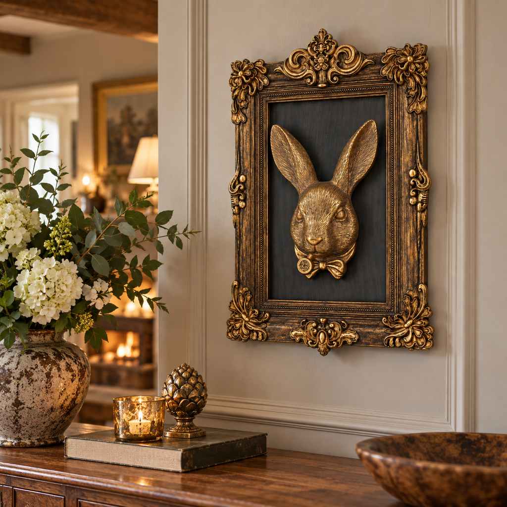 Sir Hareington - Gilded frame