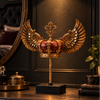 Winged Gold Crown Ornament