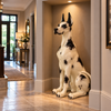 Harlequin Great Dane Figurine