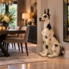 Harlequin Great Dane Figurine