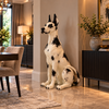 Harlequin Great Dane Figurine