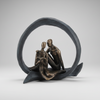 Shared Chapters|  | Contemporary Bronze Resin Sculpture For Stylish Homes