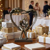 Couple Sitting in Heart Tree Sculpture - Everlasting Love